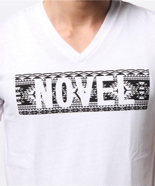 VENCEEXCHANGE（ヴァンスエクスチェンジ）の「NOVELネイティブBOX Tシャツ         （Tシャツ/カットソー・メンズ・ブラック/オフホワイト・SMALL/LARGE/MEDIUM）」の7枚目の写真
