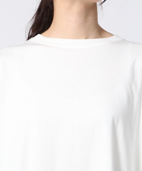 A part by（アパートバイ）の「C/ParvatiチュニックTシャツ　720619 （Tシャツ/カットソー・レディース・ブラック/チャコールグレー/ホワイト・FREE）」の9枚目の写真