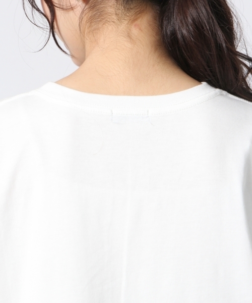 A part by（アパートバイ）の「C/ParvatiチュニックTシャツ　720619 （Tシャツ/カットソー・レディース・ブラック/チャコールグレー/ホワイト・FREE）」の6枚目の写真