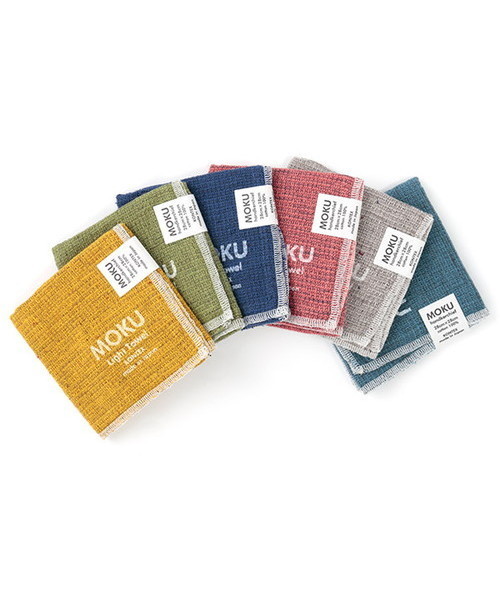 GEORGE'S（ジョージズ）の「MOKU ハンドタオル（ハンカチ/ハンドタオル・レディース・イエロー/マルーン/グレー/ターコイズブルー/ネイビー/グリーン・FREE）」の9枚目の写真