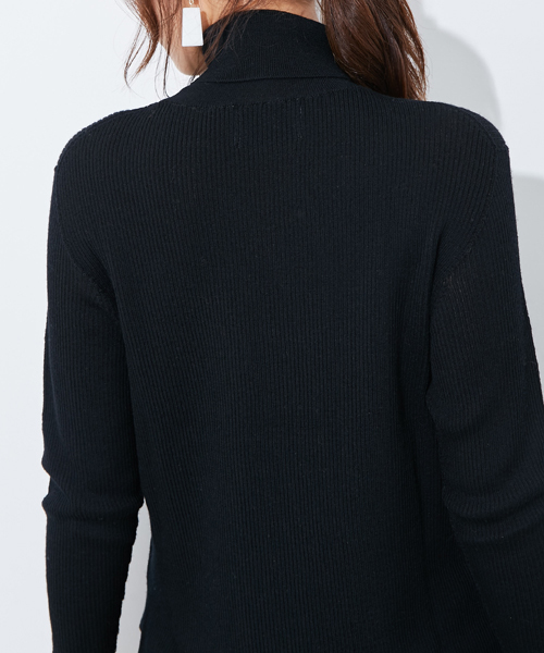 STUDIOUS（ステュディオス）の「STUDIOUS スーパー120Sウールタートルネックニット（ニット/セーター・レディース・ブラック/グレー/オフホワイト・FREE）」の11枚目の写真