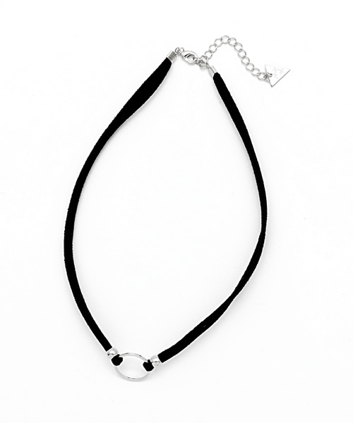 Me%(ミィパーセント)の「センターサークルチョーカー 726563 (チョーカー・レディース・ブラック・ONE SIZE)」の2枚目の写真