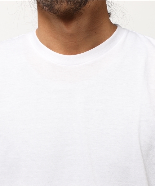 VENCEEXCHANGE（ヴァンスエクスチェンジ）の「サイドZIPロング丈Tシャツ（Tシャツ/カットソー・メンズ・ブラック/オフホワイト/ダークグリーン/ブラウン・LARGE/MEDIUM）」の7枚目の写真