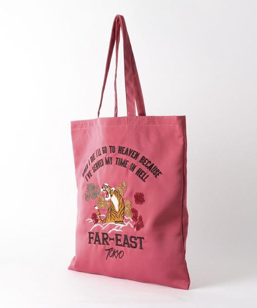Another Edition(アナザーエディション)の「スーベニアトートバッグ/AEMFC スーベニア TOTE(トートバッグ・レディース・ブラック/ピンク/オリーブ・FREE)」の4枚目の写真