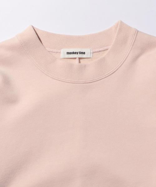 MONKEY TIME(モンキータイム)の「<monkey time> ∴ ウラケ サイドスリット スウェット◆(スウェット・メンズ・ブラック/ライトピンク・X-LARGE/MEDIUM/LARGE/SMALL)」の4枚目の写真