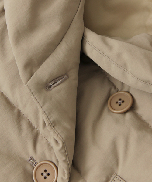 URBAN RESEARCH DOORS（アーバンリサーチドアーズ）の「DOORS　	中綿Wジャケット（ピーコート・キッズ・チャコールグレー/ベージュ・90/120/105/135）」の18枚目の写真