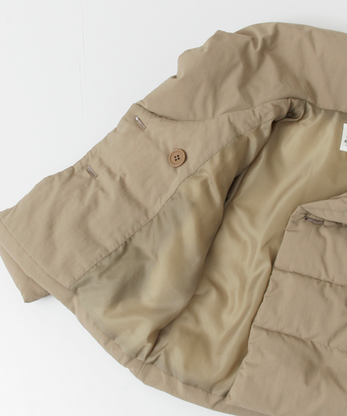 URBAN RESEARCH DOORS（アーバンリサーチドアーズ）の「DOORS　	中綿Wジャケット（ピーコート・キッズ・チャコールグレー/ベージュ・90/120/105/135）」の11枚目の写真