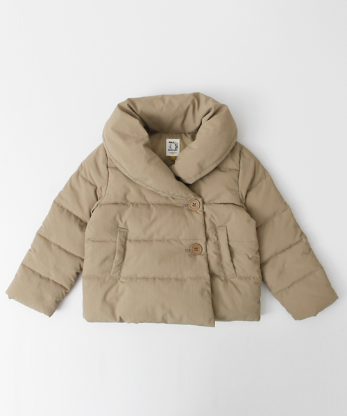 URBAN RESEARCH DOORS（アーバンリサーチドアーズ）の「DOORS　	中綿Wジャケット（ピーコート・キッズ・チャコールグレー/ベージュ・90/120/105/135）」の15枚目の写真