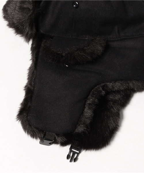 WEGO（ウィゴー）の「WEGO/フライトキャップ（キャップ・メンズ・グレー/ブラック・FREE）」の6枚目の写真