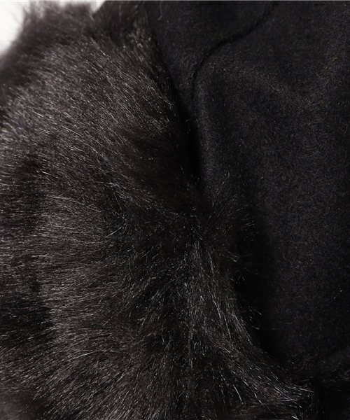 WEGO（ウィゴー）の「WEGO/フライトキャップ（キャップ・メンズ・グレー/ブラック・FREE）」の7枚目の写真