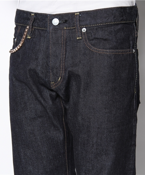 HYSTERIC GLAMOUR（ヒステリックグラマー）の「RAW デニムストレートPT_（デニムパンツ・メンズ・インディゴブルー・28inch/30inch/32inch/34inch）」の4枚目の写真