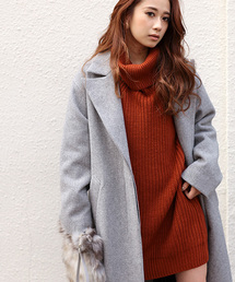 MURUA | ボリュームスリーブニットミニワンピース(ワンピース)