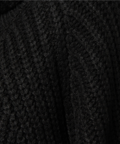 MURUA（ムルーア）の「ボリュームスリーブニットミニワンピース（ワンピース・レディース・ブラウン/ダークグリーン/アイボリー/ブラック・FREE）」の12枚目の写真