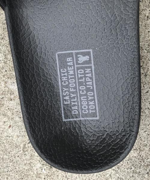 coen（コーエン）の「リボンフラットサンダル（サンダル・レディース・ブラック/シルバーグレー・LARGE/MEDIUM/SMALL）」の4枚目の写真