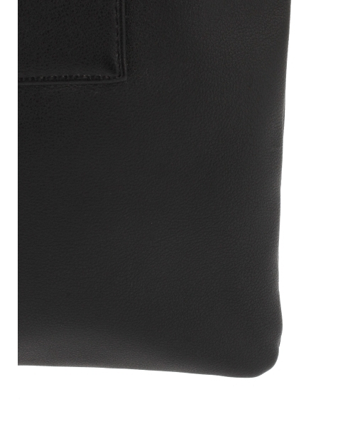 MURUA(ムルーア)の「Fake leather tote BAG(ハンドバッグ・レディース・ブラック/オレンジ・FREE)」の5枚目の写真