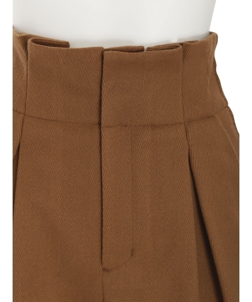 MURUA（ムルーア）の「ワイドベルトショートパンツ（その他パンツ・レディース・ブラック/ボルドー/キャメル・1/2）」の9枚目の写真