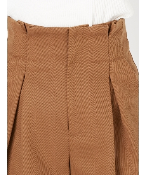 MURUA（ムルーア）の「ワイドベルトショートパンツ（その他パンツ・レディース・ブラック/ボルドー/キャメル・1/2）」の16枚目の写真