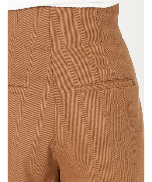 MURUA（ムルーア）の「ワイドベルトショートパンツ（その他パンツ・レディース・ブラック/ボルドー/キャメル・1/2）」の17枚目の写真