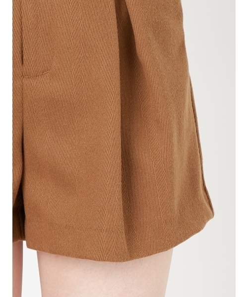 MURUA（ムルーア）の「ワイドベルトショートパンツ（その他パンツ・レディース・ブラック/ボルドー/キャメル・1/2）」の19枚目の写真