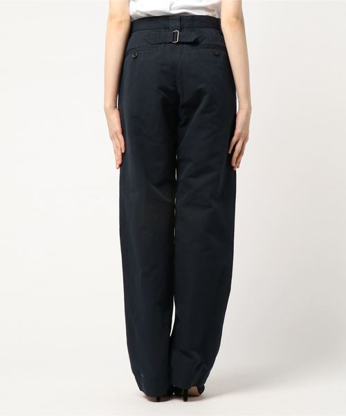 MARGARET HOWELL(マーガレットハウエル)の「COTTON LINEN CANVAS(その他パンツ・レディース・ネイビー/ホワイト・1/2/3)」の3枚目の写真