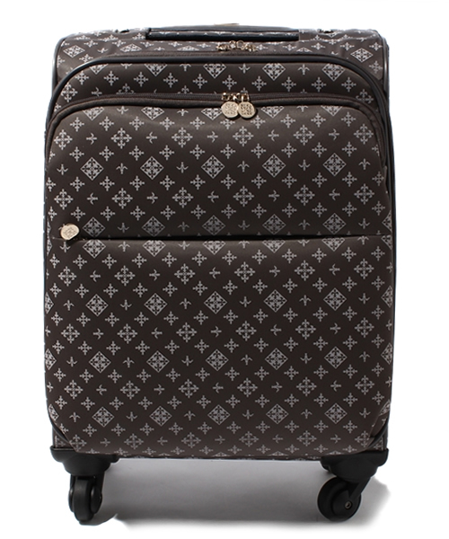 russet ラシット　ブラックナイロンキャリーケース russet（ラシット）の「【russet】ナイロントロリー【travel】（スーツ