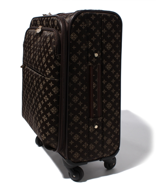 russet ラシット　ブラックナイロンキャリーケース russet（ラシット）の「【russet】ナイロントロリー【travel】（スーツ