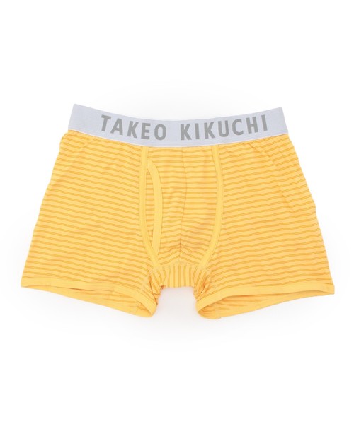 TAKEO KIKUCHI（タケオキクチ）の「ボーダーストレッチボクサーパンツ（ボクサーパンツ・メンズ・レッド/ブルー/グレー/ブラック/イエロー・02/03）」の4枚目の写真