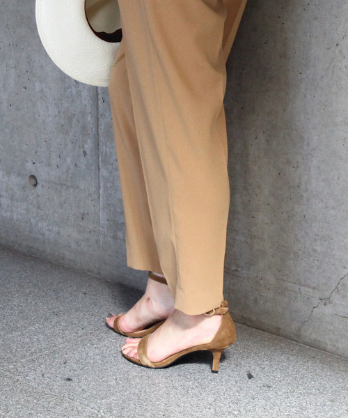 La Piece（ラピエス）の「LaPiece アンクルストラップサンダル（サンダル・レディース・ブラウン/ブラック/パープル・S/L/M）」の5枚目の写真