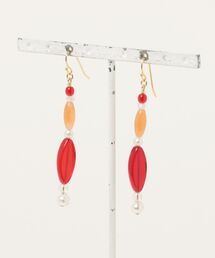 【tschuss(チュース)】harmonie orangee (オレンジハーモニー) ピアス