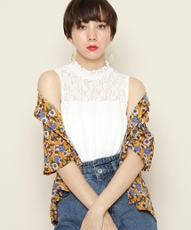 PAGEBOY | レースハイネックノースリーブ(タンクトップ)