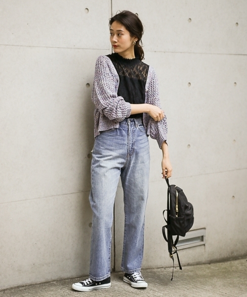 PAGEBOY（ページボーイ）の「レースハイネックノースリーブ（タンクトップ・レディース・オフホワイト/ブラック・FREE）」の20枚目の写真