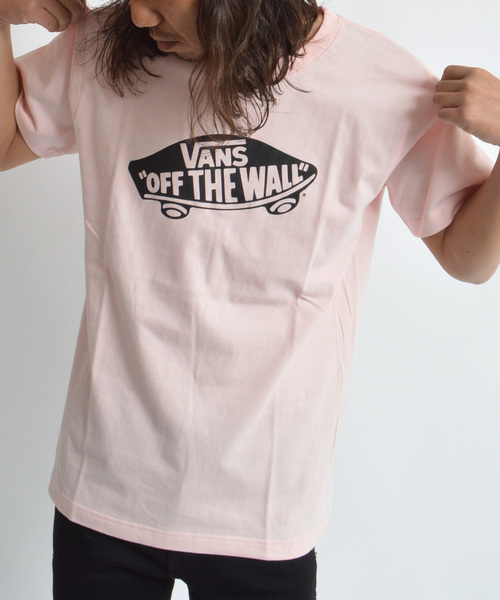 VANS（バンズ）の「VANS/ヴァンズ OTW Logo S/S T-shirts（Tシャツ/カットソー・メンズ・ホワイト系その他2/ピンク系その他/ブラック系その他/ホワイト系その他/ライトブルー・S/M/L）」の5枚目の写真