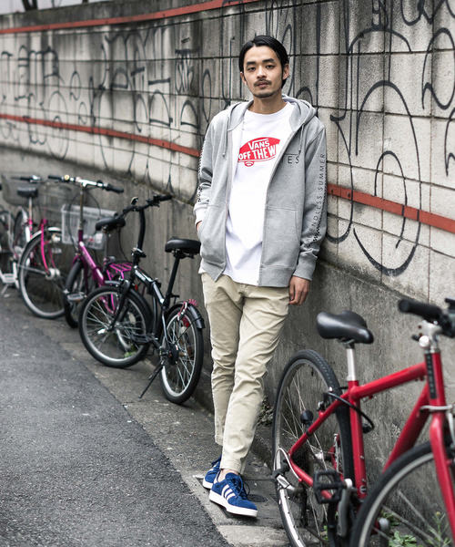 VANS（バンズ）の「VANS/ヴァンズ OTW Logo S/S T-shirts（Tシャツ/カットソー・メンズ・ホワイト系その他2/ピンク系その他/ブラック系その他/ホワイト系その他/ライトブルー・S/M/L）」の10枚目の写真