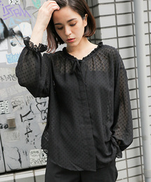 niko and... | ドットドビー2WAYブラウス【niko and ...】(シャツ/ブラウス)