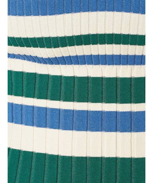 MURUA（ムルーア）の「フロントRIB切替ニット（ニット/セーター・レディース・ライム/ホワイト/ブラック/その他1・FREE）」の14枚目の写真