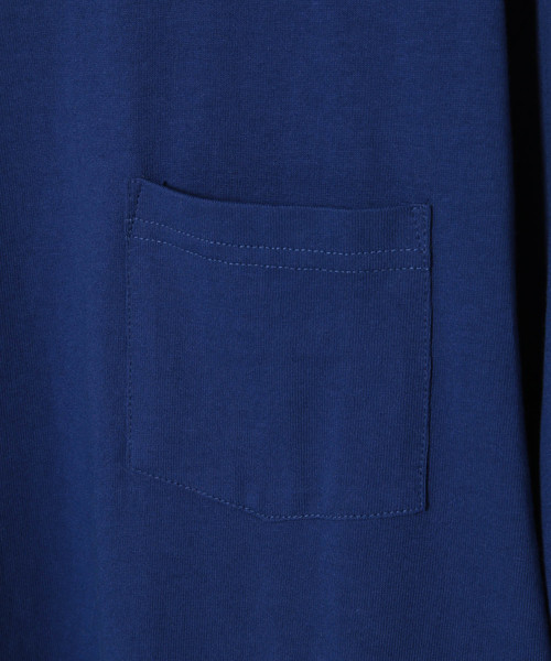 Russell Athletic（ラッセルアスレティック）の「【RUSSELL for ADAM ET ROPE'】モックネックTシャツ（Tシャツ/カットソー・メンズ・ホワイト/ネイビー/オレンジ・M/L）」の9枚目の写真
