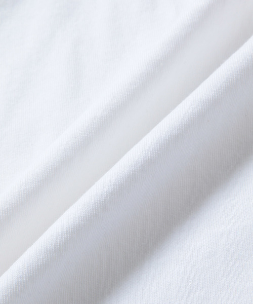 Russell Athletic（ラッセルアスレティック）の「【RUSSELL for ADAM ET ROPE'】モックネックTシャツ（Tシャツ/カットソー・メンズ・ホワイト/ネイビー/オレンジ・M/L）」の12枚目の写真