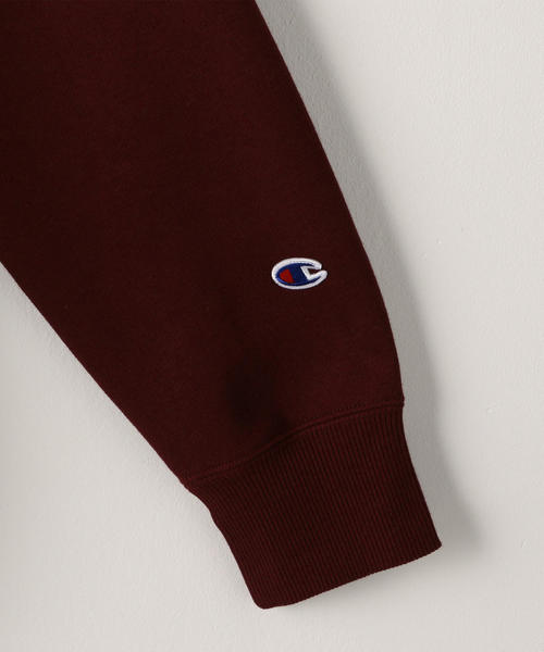 Champion(チャンピオン)の「Champion ( チャンピオン ) クルーネックロゴスウェット(スウェット・レディース・ナチュラル/ネイビー/ワインレッド・MEDIUM/SMALL)」の14枚目の写真
