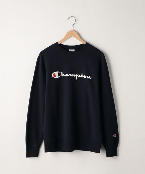 Champion(チャンピオン)の「Champion ( チャンピオン ) クルーネックロゴスウェット(スウェット・レディース・ナチュラル/ネイビー/ワインレッド・MEDIUM/SMALL)」の8枚目の写真