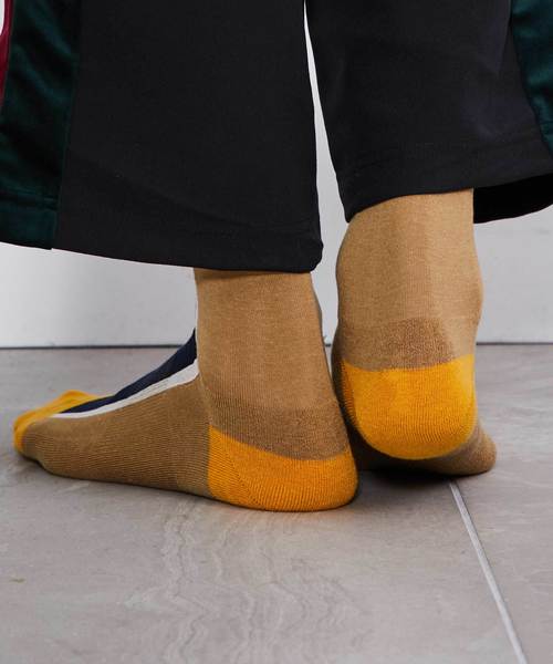 STUDIOUS（ステュディオス）の「【CHICSTOCKS(シックストックス)】CENTER LINE SOX/センターラインソックス（ソックス/靴下・メンズ・ベージュ/ブルー/ライトグレー・LARGE/SMALL）」の12枚目の写真