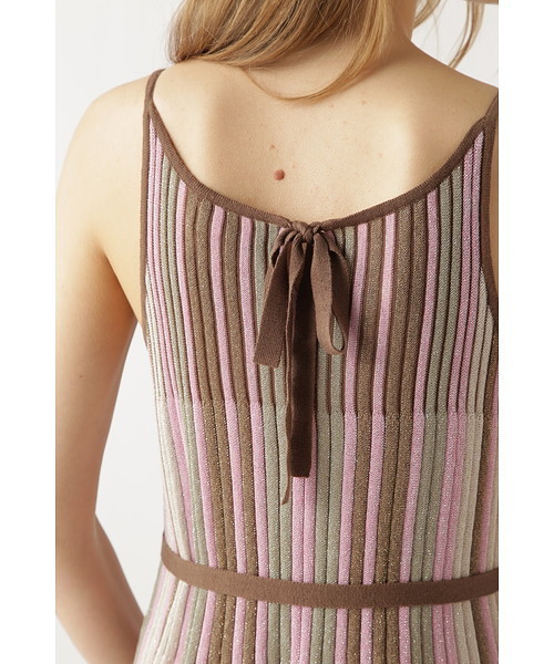 JILL STUART（ジルスチュアート）の「エモネニットキャミドレス（ワンピース・レディース・マルチ/ブルー・2）」の14枚目の写真