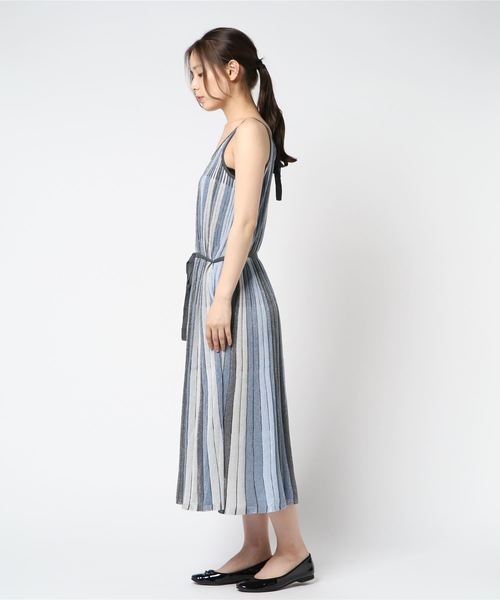JILL STUART（ジルスチュアート）の「エモネニットキャミドレス（ワンピース・レディース・マルチ/ブルー・2）」の3枚目の写真