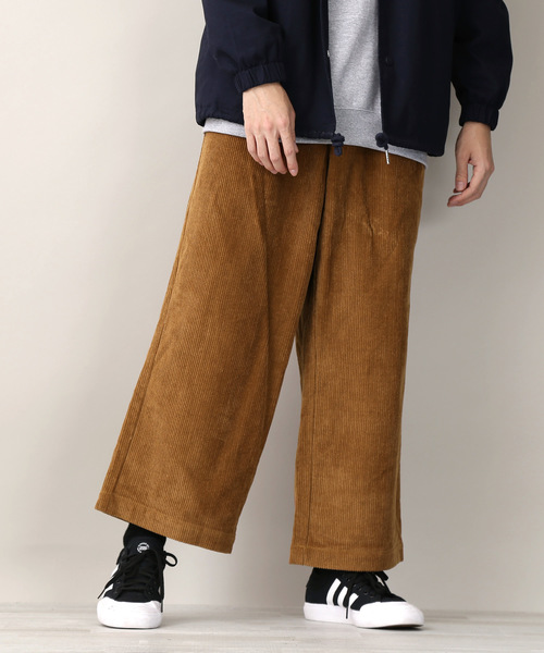 MONO-MART（モノマート）の「タックコーデュロイワイドパンツ 太畝コーデュロイパンツ（その他パンツ・メンズ・ブラック/ネイビー/ブラウン・M/L）」の3枚目の写真