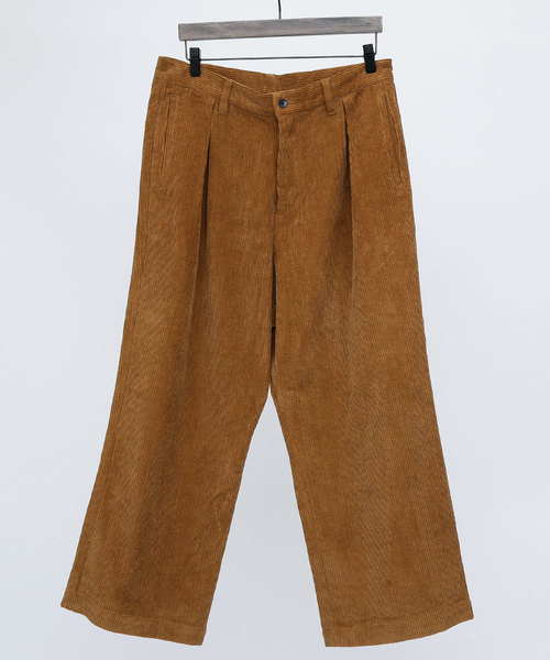 MONO-MART（モノマート）の「タックコーデュロイワイドパンツ 太畝コーデュロイパンツ（その他パンツ・メンズ・ブラック/ネイビー/ブラウン・M/L）」の8枚目の写真