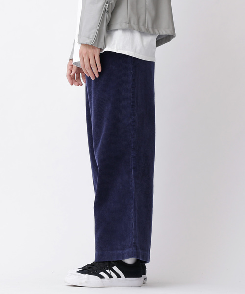 MONO-MART（モノマート）の「タックコーデュロイワイドパンツ 太畝コーデュロイパンツ（その他パンツ・メンズ・ブラック/ネイビー/ブラウン・M/L）」の10枚目の写真