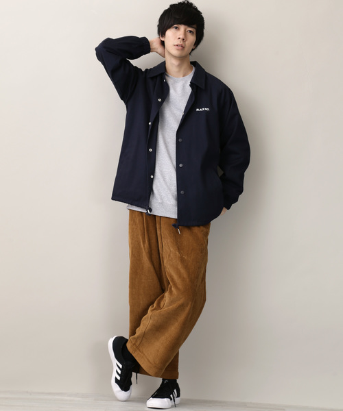 MONO-MART（モノマート）の「タックコーデュロイワイドパンツ 太畝コーデュロイパンツ（その他パンツ・メンズ・ブラック/ネイビー/ブラウン・M/L）」の13枚目の写真