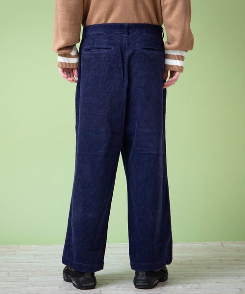 MONO-MART（モノマート）の「タックコーデュロイワイドパンツ 太