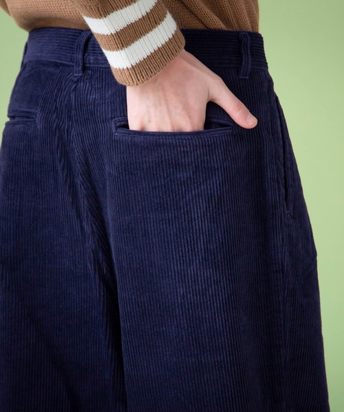 MONO-MART（モノマート）の「タックコーデュロイワイドパンツ 太畝コーデュロイパンツ（その他パンツ・メンズ・ブラック/ネイビー/ブラウン・M/L）」の21枚目の写真