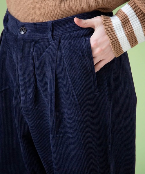MONO-MART（モノマート）の「タックコーデュロイワイドパンツ 太畝コーデュロイパンツ（その他パンツ・メンズ・ブラック/ネイビー/ブラウン・M/L）」の20枚目の写真