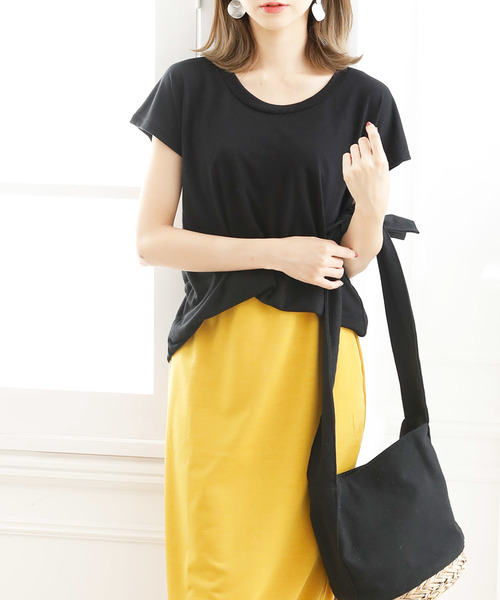 Girly Doll（ガーリードール）の「シンプルTEE（Tシャツ/カットソー・レディース・ホワイト系その他/ブラック系その他/グレー系その他/グリーン系その他/イエロー系その他/ホワイト系その他2/ブラック系その他2/グレー系その他2/グリーン系その他2/イエロー系その他2・FREE）」の21枚目の写真